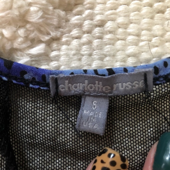 Multi-patterned Animal Blouse - Picture 2 of 4